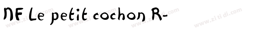NF Le petit cochon R字体转换